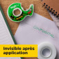 Ruban invisible Scotch Magic, 19 mm x 25 m, 1 rouleau sur le dévidoir manuel/paquet + 5 m GRATUIT