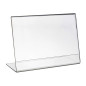 HMF 46931 Présentoir de Table Acrylique incliné | DIN A6 Format Paysage | Transparent HMF 46931 Présentoir de Table Acrylique incliné | DIN A6 Format Paysage | Transparent