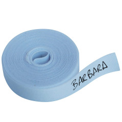 Ruban Thermoadhésif 3m x 1cm en Tissu, Étiquette pour Écrire au Stylo Bille, Idéal pour Marquer Vêtements d'Enfants et École - B