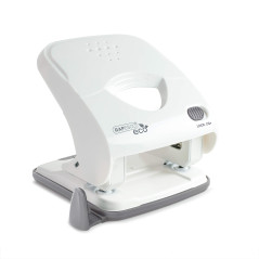 Rapesco 1524 ECO X5-30ps Perforatrice 2 Trous à Moins d'Effort, Capacité de 30 Feuilles, Blanc Doux