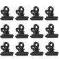 Bulldog Petits Clips, 50pcs Métal Bulldog Binder Clips, 22mm Trombones de Bouledogue, Noir Charnière Pinces pour Sacs de Nourrit Bulldog Petits Clips, 50pcs Métal Bulldog Binder Clips, 22mm Trombones de Bouledogue, Noir Charnière Pinces pour Sacs de Nourrit