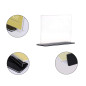 TUKA [50x] A5 Présentoirs de Table, Double Face, avec Base Plate, Paysage A5 Porte Menu Transparent Acrylique, Porte-Brochures S