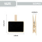 Youery 50 Mini Tableau Noir Bois Message Rectangle Ardoise A Pince Clip Carte Panneau Memos Etiquette Prix Marque Place Numero T Youery 50 Mini Tableau Noir Bois Message Rectangle Ardoise A Pince Clip Carte Panneau Memos Etiquette Prix Marque Place Numero T