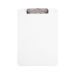 MAUL Porte - bloc plastique avec pince métallique Format A 4 pratique: avec patte d'accrochage 2340505 transparent