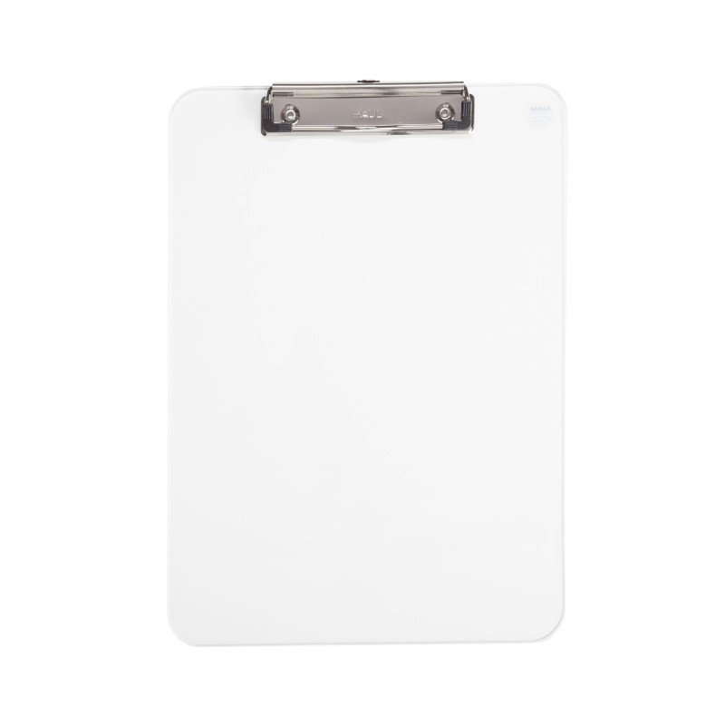 MAUL Porte - bloc plastique avec pince métallique Format A 4 pratique: avec patte d'accrochage 2340505 transparent MAUL Porte - bloc plastique avec pince métallique Format A 4 pratique: avec patte d'accrochage 2340505 transparent