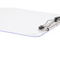 MAUL Porte - bloc plastique avec pince métallique Format A 4 pratique: avec patte d'accrochage 2340505 transparent MAUL Porte - bloc plastique avec pince métallique Format A 4 pratique: avec patte d'accrochage 2340505 transparent