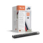 Peach PB450-02 Lot de 50 reliures en plastique Noir Format A4 50 mm 500 feuilles Peach PB450-02 Lot de 50 reliures en plastique Noir Format A4 50 mm 500 feuilles