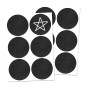 120 Pièces, Étiquettes Autocollantes pour Bocaux, Tableau Noir Effaçable - 50mm 120 Pièces, Étiquettes Autocollantes pour Bocaux, Tableau Noir Effaçable - 50mm