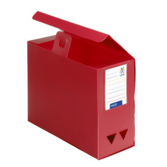 Viquel Maxi Doc - Boîte De Classement Boite de rangement Boite archive en plastique polypropylène - Boite grande capacité - dos
