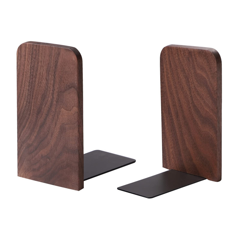 Muso Wood 1 Paire de Serre-Livres en Bois - Serre-Livres décoratifs pour étagères - Butoir de Livre Robuste pour Cadeau/Maison/B Muso Wood 1 Paire de Serre-Livres en Bois - Serre-Livres décoratifs pour étagères - Butoir de Livre Robuste pour Cadeau/Maison/B
