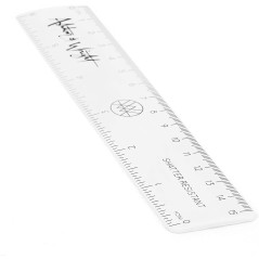 Ashton and Wright - Règles de 15 cm – Incassables (Pack of 5, Clear)