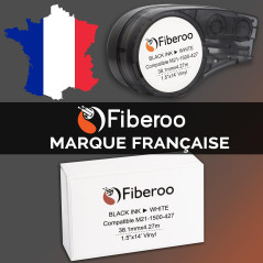 Recharge compatible M21-1500-427 pour M210, BMP21 PLUS & BMP21 LAB ne convient pas pour M211 Ruban étiquette adhésive vinyl impr