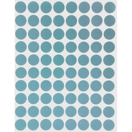 Royal Green 13mm Bleu Clair Étiquettes Autocollantes Cercles Rondes Petit Point De 1.3 Cm De Diamètre Gommettes Auto-Adhésives P