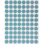 Royal Green 13mm Bleu Clair Étiquettes Autocollantes Cercles Rondes Petit Point De 1.3 Cm De Diamètre Gommettes Auto-Adhésives P