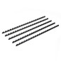 RAYSON Peignes de Reliure en Plastique, Capacité de Reliure de 40 Feuilles, 21 Anneaux, 8 mm, Noir, Paquet de 100 RAYSON Peignes de Reliure en Plastique, Capacité de Reliure de 40 Feuilles, 21 Anneaux, 8 mm, Noir, Paquet de 100