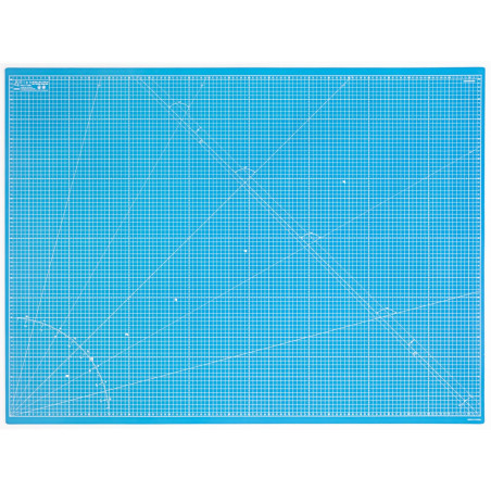 Elan Tapis de Découpe A0 Bleu, Tapis de Coupe Auto-cicatrisant 90x120 CM, Planche de Découpe à 5 Couches, Self-Healing Cutting M