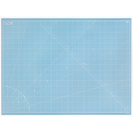 Elan Tapis de Découpe A0 Bleu, Tapis de Coupe Auto-cicatrisant 90x120 CM, Planche de Découpe à 5 Couches, Self-Healing Cutting M