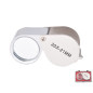 CUNTAUK Loupe de bijoutier grossissante 20x avec étui pour la lecture, les livres, journaux, insectes, loisirs (20X) CUNTAUK Loupe de bijoutier grossissante 20x avec étui pour la lecture, les livres, journaux, insectes, loisirs (20X)