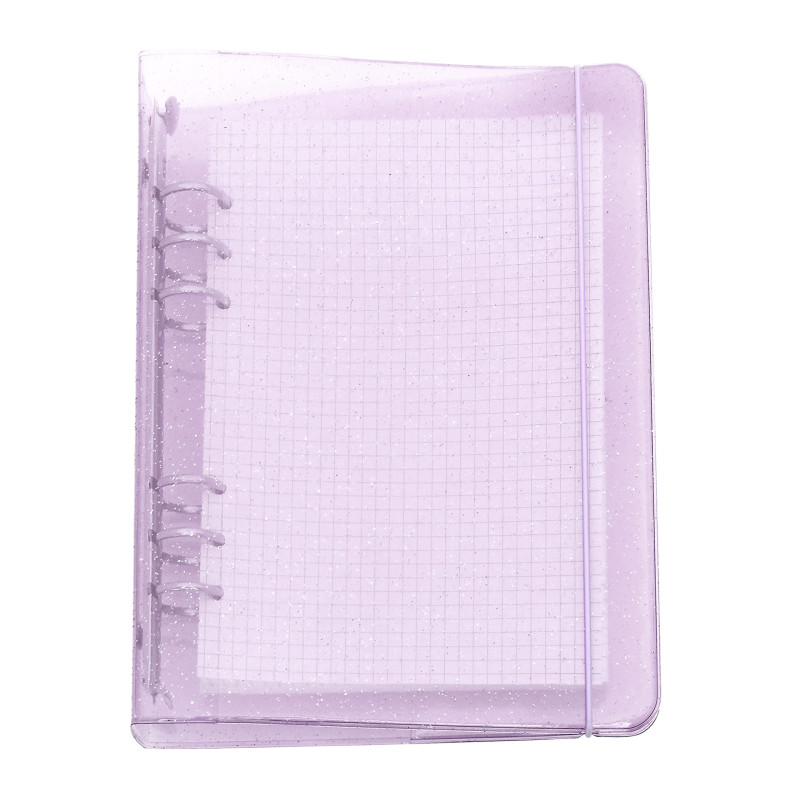 A6 / A5, 6 Löcher, farbig,Läufer Ringordner, Ordner für lose Blätter, Notizbuch, Nachfüllpackung, Bürobedarf, Ordner(Pastel Lila A6 / A5, 6 Löcher, farbig,Läufer Ringordner, Ordner für lose Blätter, Notizbuch, Nachfüllpackung, Bürobedarf, Ordner(Pastel Lila