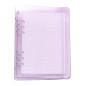 A6 / A5, 6 Löcher, farbig,Läufer Ringordner, Ordner für lose Blätter, Notizbuch, Nachfüllpackung, Bürobedarf, Ordner(Pastel Lila A6 / A5, 6 Löcher, farbig,Läufer Ringordner, Ordner für lose Blätter, Notizbuch, Nachfüllpackung, Bürobedarf, Ordner(Pastel Lila