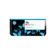 HP Cartouche d'encre DesignJet 746 de 300 ML Rouge chromatique