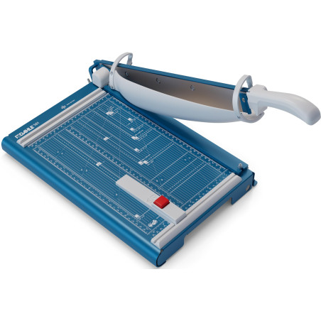 Dahle Cisaille 561 (jusqu'à 35 Feuilles, DIN A4, 360mm de Coupe, Automatique de Sécurité, Lame Affûtée, Auto-Pression) Bleu
