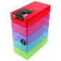 WestonBoxes Essentiels de Papeterie pour Stylos, Crayons et Outils - Boîtes de Rangement en Plastique avec Couvercles (Multicolo WestonBoxes Essentiels de Papeterie pour Stylos, Crayons et Outils - Boîtes de Rangement en Plastique avec Couvercles (Multicolo