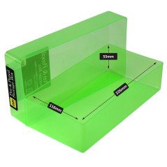 WestonBoxes Essentiels de Papeterie pour Stylos, Crayons et Outils - Boîtes de Rangement en Plastique avec Couvercles (Multicolo