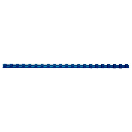 Anneaux de reliure plastique A4 bleu 10mm boîte de 100