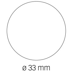 APLI Kids 17864 - Gomets bleus ronds géants XL Diam 33mm