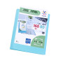 Viquel - Porte vues 160 vues A4 - Reliure personnalisable - Pochettes lisses et transparentes - Essentiel recycle - Bleu Turquoi Viquel - Porte vues 160 vues A4 - Reliure personnalisable - Pochettes lisses et transparentes - Essentiel recycle - Bleu Turquoi