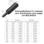 ISOLATECH Gaine Thermorétractable Ø15mm x 4m - Blanc - Rapport de Rétraction 2:1 - Polyoléfine - sans Adhésif - Résistante aux U ISOLATECH Gaine Thermorétractable Ø15mm x 4m - Blanc - Rapport de Rétraction 2:1 - Polyoléfine - sans Adhésif - Résistante aux U