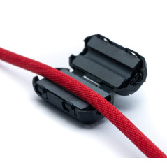 System-S 5 x Noyau de ferrite 7 mm de diamètre divisé en ferrite annulaire pour câble