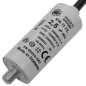 Lumonic Condensateur de démarrage 416.17.75 A [incl. câble 35cm] | Condensateur moteur 2,5µF 475V 25x55mm I Condensateur dans bo