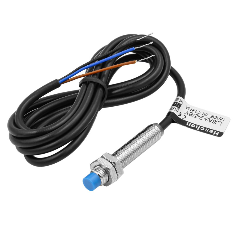 Heschen M8 capteur de proximité inductif interrupteur Type de non-bouclier LJ8A3-2-Z/BY détecteur 2mm 10-30VDC 200mA PNP normale