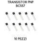 Kit de 10 transistors PNP BC557 50V 100mA