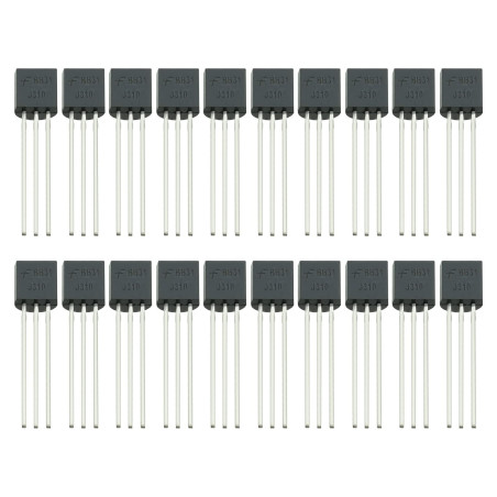 20pcs J310 Transistor N-Channel 24mA 25V pour Électronique DIY Projet Amplificateur Panneau Solaire Chargeur Circuit Développeme