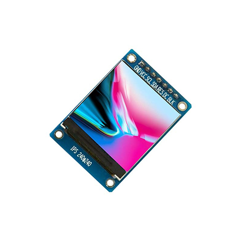 1.3 inch IPS HD TFT ST7789 Drive IC 240*240 Full Color LCD Display Module|Module d'affichage polychrome d'affichage à cristaux l 1.3 inch IPS HD TFT ST7789 Drive IC 240*240 Full Color LCD Display Module|Module d'affichage polychrome d'affichage à cristaux l