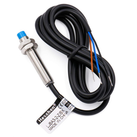 Heschen M8 capteur de proximité inductif interrupteur Type de non-bouclier LJ8A3-2-Z/BX détecteur 2mm 10-30VDC 200mA NPN normale