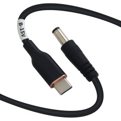 DSD TECH MagicConn SH-CP15B Câble d'alimentation USB Type C PD vers DC(55x21)-15V