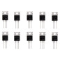 BOJACK IRLZ34N MOSFET 30 A 55 V IRLZ34NPBF Transistors à effet de champ à canal N TO-220AB (paquet de 10 pièces) BOJACK IRLZ34N MOSFET 30 A 55 V IRLZ34NPBF Transistors à effet de champ à canal N TO-220AB (paquet de 10 pièces)