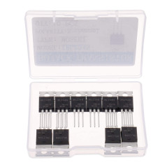 BOJACK IRLZ34N MOSFET 30 A 55 V IRLZ34NPBF Transistors à effet de champ à canal N TO-220AB (paquet de 10 pièces)