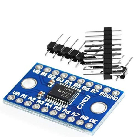 TECNOIOT 2pcs TXS0108E 8 Channel Logic Level Converter TTL 3.3V 5V Bi-directional Convert | 2pcs 8 canaux Module convertisseur b