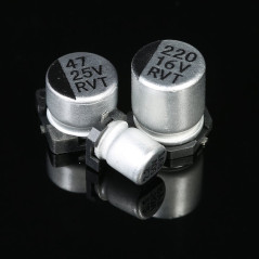 DollaTek SMD Condensateurs Assortis Boîte, 145pcs de 10 valeurs 0.47 à 470uF SMD Condensateurs électrolytiques Assortiment