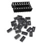Youmile 50Pcs DIP IC Sockets 16 broches DIP-8 2.54MM IC Sockets Adapter Type de soudure Socket