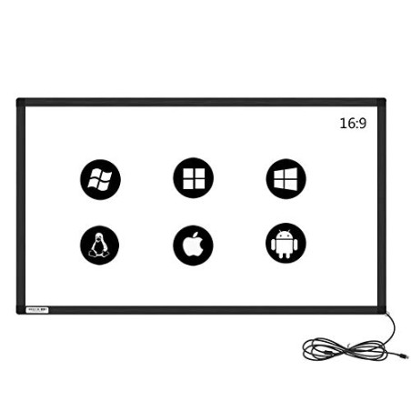 GreenTouch 165,1 cm (65") 10 points Multi-Touches Infrarouge Tactile Cadre, écran Tactile Overlay, Superposition d'écran Tactile