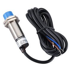 Heschen M18 Capacitif Capteur De Proximité Commutateur, Type de non-bouclier, LJC18A3-B-Z/BY, Détecteur 1-10mm, 10-30VDC 200mA,