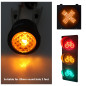 4pcs Jaune LED Voyant d'avertissement DC 12V 2 Broches Montage sur Panneau Voyant Lumineux pour Voiture Bateau Moteur Électrique 4pcs Jaune LED Voyant d'avertissement DC 12V 2 Broches Montage sur Panneau Voyant Lumineux pour Voiture Bateau Moteur Électrique