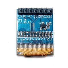 DollaTek 2Pcs Module d'affichage OLED à 7 Broches de 0,66 Pouce, écran LCD 64x48 pour SPI Arduino
