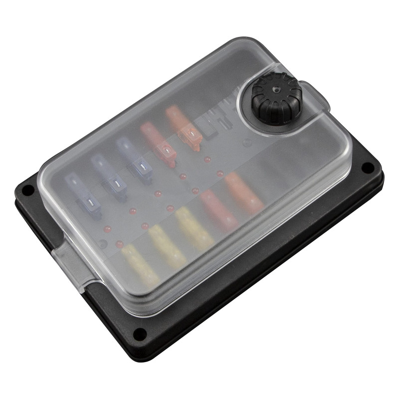 FanPaYY Boîte à Fusibles 10 Voies étanche, 12V Porte Fusible avec Bus Négatif avec 12 Voyants Couvercle de Protection, Voiture B FanPaYY Boîte à Fusibles 10 Voies étanche, 12V Porte Fusible avec Bus Négatif avec 12 Voyants Couvercle de Protection, Voiture B